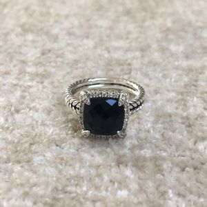 David Yurman Chatelaine Pave Bezel Ring